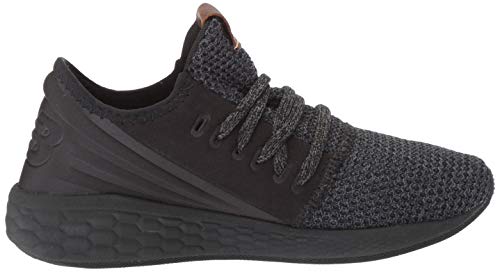 New Balance Women's Fresh Foam Cruz Decon V2 Sneaker, Black Knit/Black, 9.5 M US