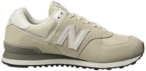 New Balance Women's 574 V2 Evergreen Sneaker, White/White, 11 Wide