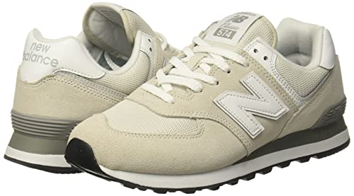 New Balance Women's 574 V2 Evergreen Sneaker, White/White, 11 Wide