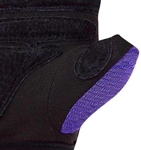 Harbinger Women's Flexfit Wash and Dry Weightlifting Gloves with Padded Leather Palm (Pair) (2017 Model)