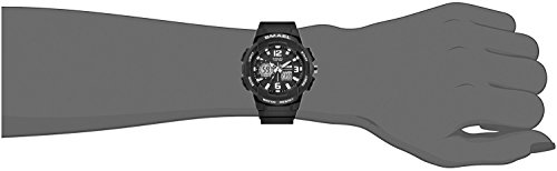 SMAEL Women's Sport Wrist Watch Quartz Dual Movement with Analog-Digital Display Watches for Women (Black)