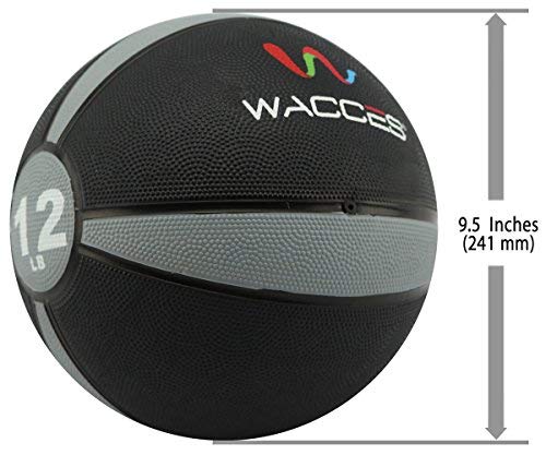 Wacces Weighted Fitness & Medicine Ball Muscle Driver, 12 lb