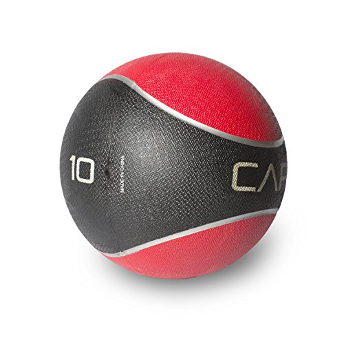 Cap Rubber Medicine Ball, 10-Pound, Red