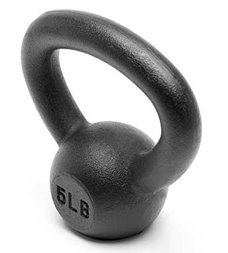 Unipack Powder Coated Solid Cast Iron Kettlebell Weights Set 5, 10 15, 20, 25, 30, 35, 40, 45 lbs All Combination