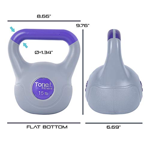 Tone Fitness Kettlebell, Vinyl