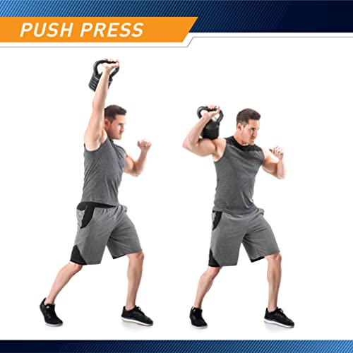 Apex Adjustable Heavy-Duty Exercise Kettlebell Weight Set Strength Training and Weightlifting Equipment for Home Gyms APKB-5009