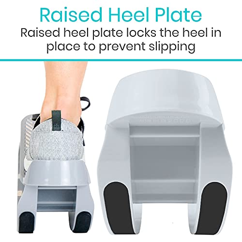 Vive Foot Rocker - Calf Stretcher for Achilles Tendinitis, Heel, Feet, Shin Splint, Plantar Fasciitis Pain Relief - Stretches Strained Leg Muscle - Ankle Wedge Stretch Improves Flexibility