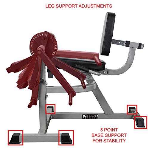 Valor Fitness CC-4 Adjustable Leg Curl/Extension Machine