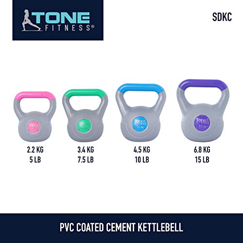 Tone Fitness Kettlebell, Vinyl