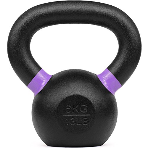 Yes4All Powder Coated Kettlebells - 4, 6, 8, 10, 12, 14, 16, 20, 24, 32, 40kg