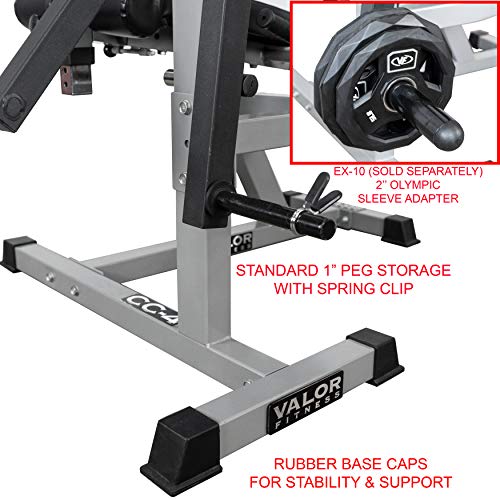 Valor Fitness CC-4 Adjustable Leg Curl/Extension Machine