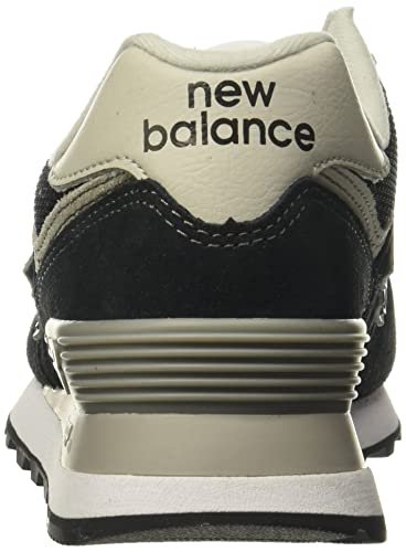 New Balance Women's 574 V2 Mermaid Sneaker, Black/White, 10 B US