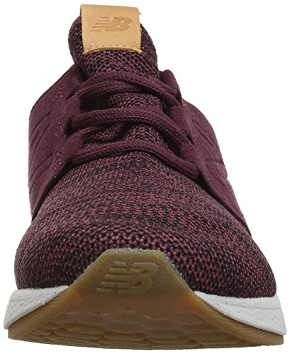 New Balance Men's Fresh Foam Cruz V2 Sneaker, Nubuck Burgundy, 14 D US