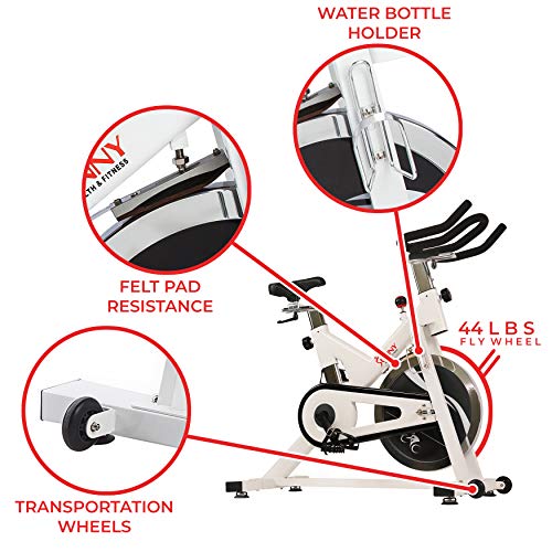 Indoor Cycling Bike by Sunny Health & Fitness