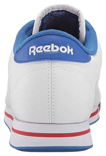 Reebok Women's Princess Sneaker, White/Tetra Blue/Excellent Red, 11.5