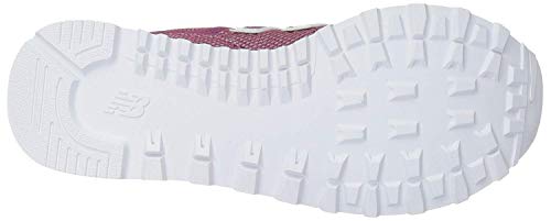 New Balance Women's 574 V2 Mermaid Sneaker, Dragon Fruit/Wh, 11.5 B US