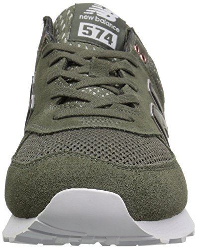 New Balance Women's 574 V2 All Day Sneaker, Military Foliag, 11.5 W US