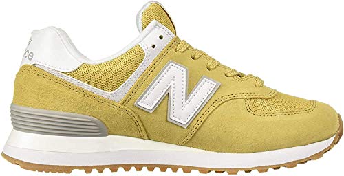 New Balance Women's 574 V2 Essentials Sneaker, Toasted Coconut/White, 11.5 W US
