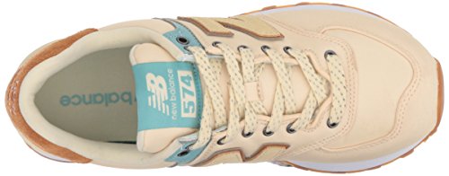 New Balance Women's 574 V2 Back Pack Sneaker, Vanilla/Mineral Sage, 11.5
