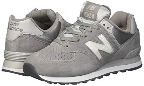 New Balance Women's 574 V2 Holiday Sparkler Sneaker, Marblehead/Magnet, 11.5 Wide