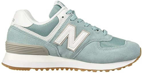 New Balance Women's 574 V2 Essentials Sneaker, Storm Blue/White, 11.5