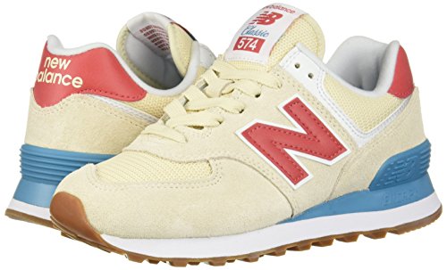 New Balance Women's 574 V2 Summer Sneaker, Alabaster, 11.5 D US