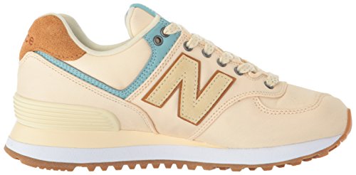 New Balance Women's 574 V2 Back Pack Sneaker, Vanilla/Mineral Sage, 11.5