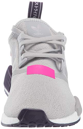 adidas Originals womens Nmd_r1 Running Shoe, Grey/Grey/Shock Pink, 10.5 US