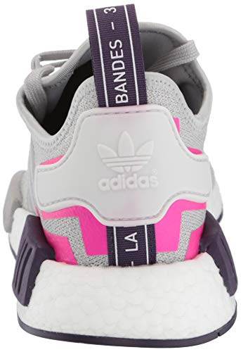 adidas Originals womens Nmd_r1 Running Shoe, Grey/Grey/Shock Pink, 10.5 US