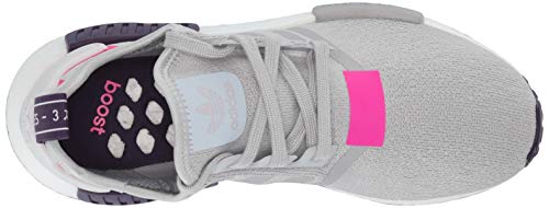 adidas Originals womens Nmd_r1 Running Shoe, Grey/Grey/Shock Pink, 10.5 US