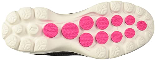 Skechers Performance Women's Go Walk 3 Slip-On Walking Shoe, Black/White, 5 M US