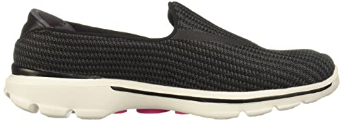 Skechers Performance Women's Go Walk 3 Slip-On Walking Shoe, Black/White, 5.5 M US