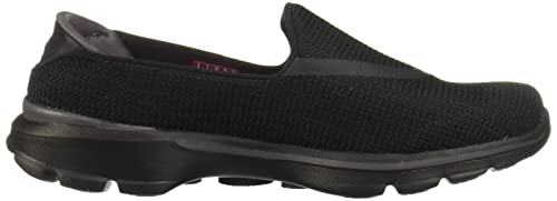 Skechers Performance Women's Go Walk 3 Slip-On Walking Shoe, Black, 5.5 XW US