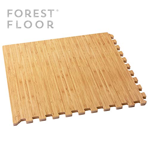 Forest Floor 3/8" Thick Printed Wood Grain Interlocking Foam Floor Mats