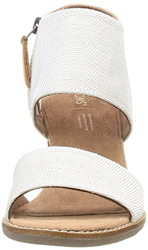 TOMS Venice Collection Alpargata Unbleached Heritage Canvas 13