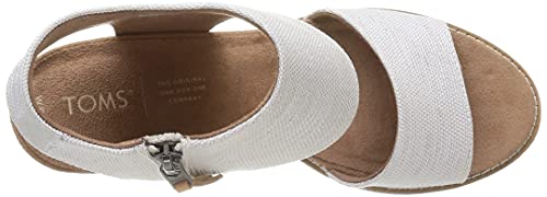 TOMS Venice Collection Alpargata Unbleached Heritage Canvas 13