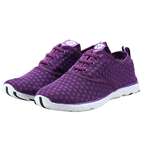 Dreamcity Women's water shoes athletic sport Lightweight walking shoes Purple 6.5 B M US