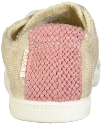 Roxy Women's Bayshore Slip On Sneaker Shoe, Tan 1, 6.5