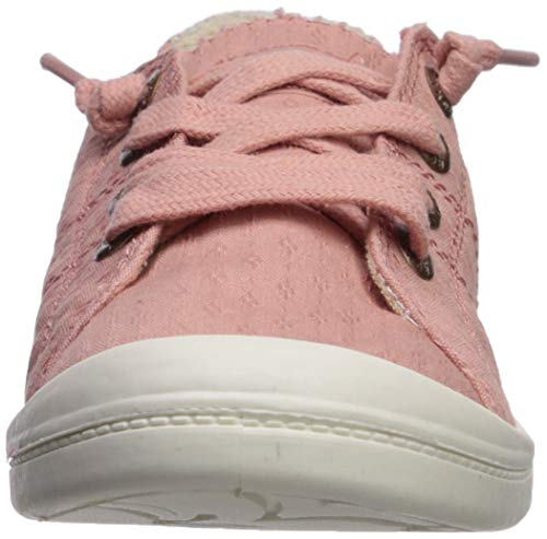 Roxy Women's Bayshore Slip On Sneaker Shoe, Peach Cream, 7 M US