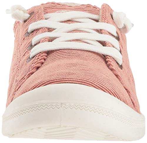 Roxy Women's Bayshore Slip on Sneaker Shoe, Rust, 7