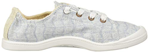 Roxy Women's Bayshore Slip on Sneaker Shoe, Denim, 7.5