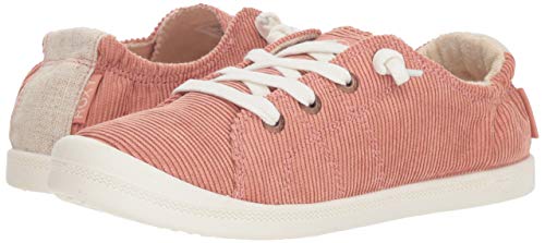Roxy Women's Bayshore Slip on Sneaker Shoe, Rust, 7