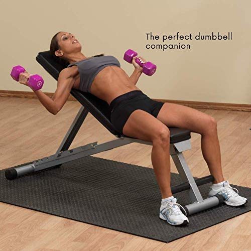 Powerline by Body-Solid Flat Incline Decline Folding Multi-Bench (PFID125X)