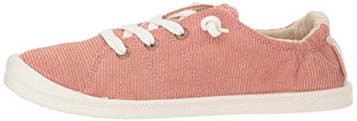 Roxy Women's Bayshore Slip on Sneaker Shoe, Rust, 7