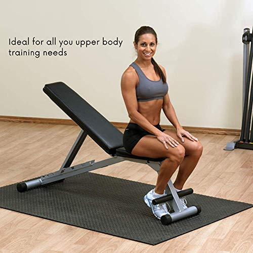 Powerline by Body-Solid Flat Incline Decline Folding Multi-Bench (PFID125X)