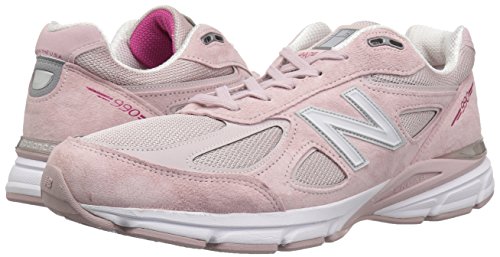 New Balance Men's Made 990 V4 Sneaker, Faded Rose/Komen Pink, 11 M US