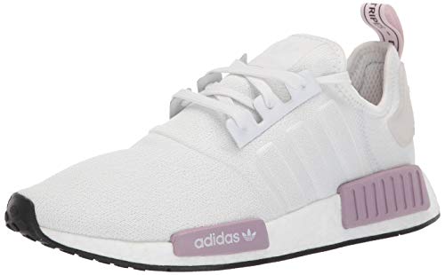 adidas Originals Women's NMD_R1 Running Shoe, Crystal White/Crystal White/Orchid Tint, 11