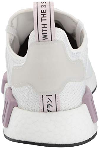 adidas Originals Women's NMD_R1 Running Shoe, Crystal White/Crystal White/Orchid Tint, 11