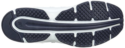 New Balance Men's 411 V2 Lace-Up Walking Shoe, White/Blue, 9 XW US