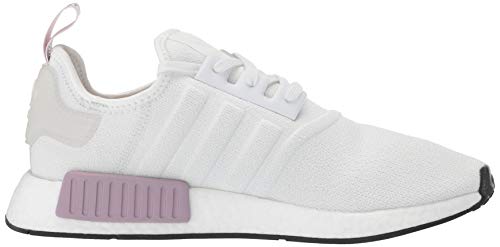 adidas Originals Women's NMD_R1 Running Shoe, Crystal White/Crystal White/Orchid Tint, 11